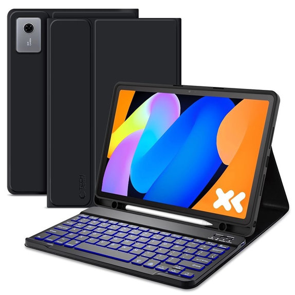 Etui Sc Pen + Keyboard do Lenovo Idea Tab / K11 Gen 2 11.0 TB-336, czarna, Tech-Protect