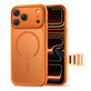 Etui MagPeak MagSafe CC do iPhone 17 Pro, Matte Cosmic Orange, Tech-Protect
