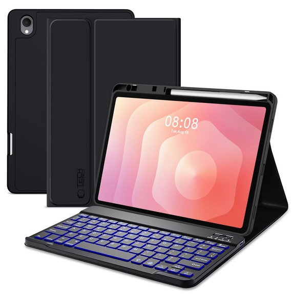 Etui Sc Pen + Keyboard do Samsung Tab S11 11.0 X730 / X736B, czarna, Tech-Protect