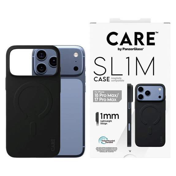 Etui SL1M z MagSAFE do iPhone 18 Pro Max/17 Pro Max/16e, Czarny, PanzerGlass