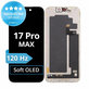 Wyświetlacz Soft OLED 120Hz dla iPhone 17 Pro Max, Ekran dotykowy z ramką, FixPremium PRO