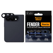 Pierścienie ochronne obiektywu kamery Fender do iPhone Duo, Dark Blue, PanzerGlass