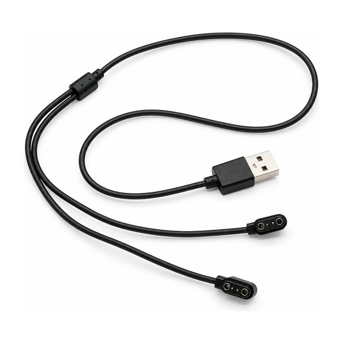 Ładowarka magnetyczna 2PIN 2w1 do okularów Bluetooth, zegarków i słuchawek