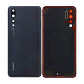 Tylna pokrywa baterii do Huawei P20 Pro, 02351WRR, Czarny, Black, Genuine Service Pack