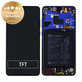 Wyświetlacz do Huawei Mate 20, Ekran dotykowy z ramką i baterią, 02352FRA, Twilight, Genuine Service Pack