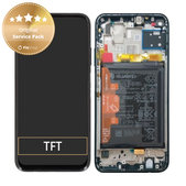 Wyświetlacz do Huawei P40 Lite, Ekran dotykowy z ramką i baterią, 02353KGA, Crush Green, Genuine Service Pack