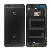 Tylna pokrywa baterii z czytnikiem linii papilarnych do Huawei P Smart FIG-L31, 02352NCC, 02351TEF, Black, Genuine Service Pack