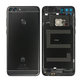 Tylna pokrywa baterii z czytnikiem linii papilarnych do Huawei P Smart FIG-L31, 02352NCC, 02351TEF, Black, Genuine Service Pack