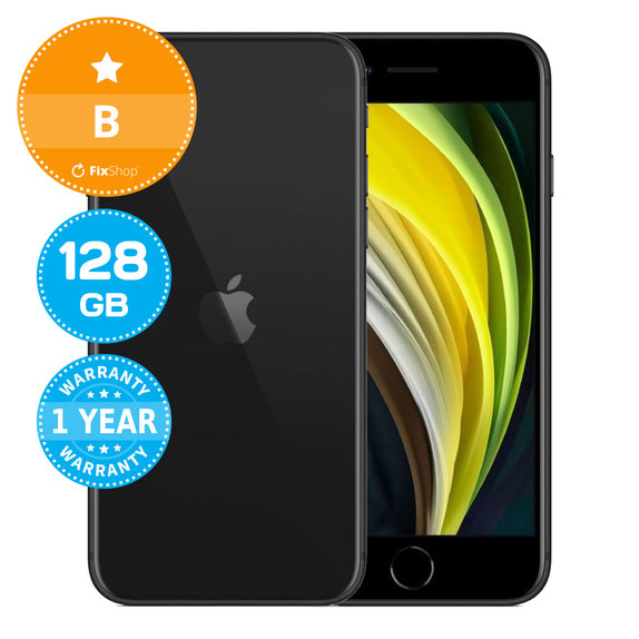 Apple iPhone SE (2nd Gen 2020) Black 128GB B Odnowiony