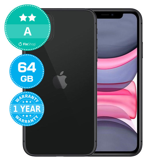 Apple iPhone 11 Black 64GB A Odnowiony