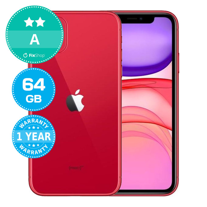 Apple iPhone 11 (PRODUCT)RED 64GB A Odnowiony