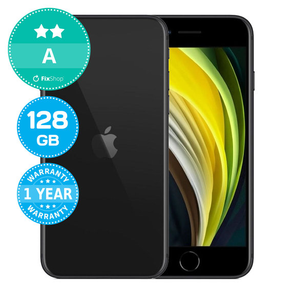 Apple iPhone SE (2nd Gen 2020) Black 128GB A Odnowiony