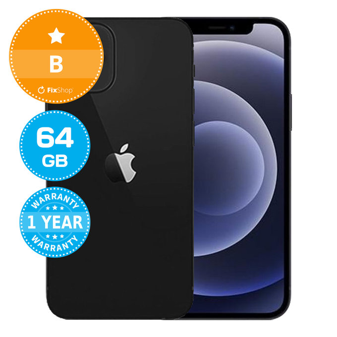 Apple iPhone 12 Mini Black 64GB B Odnowiony