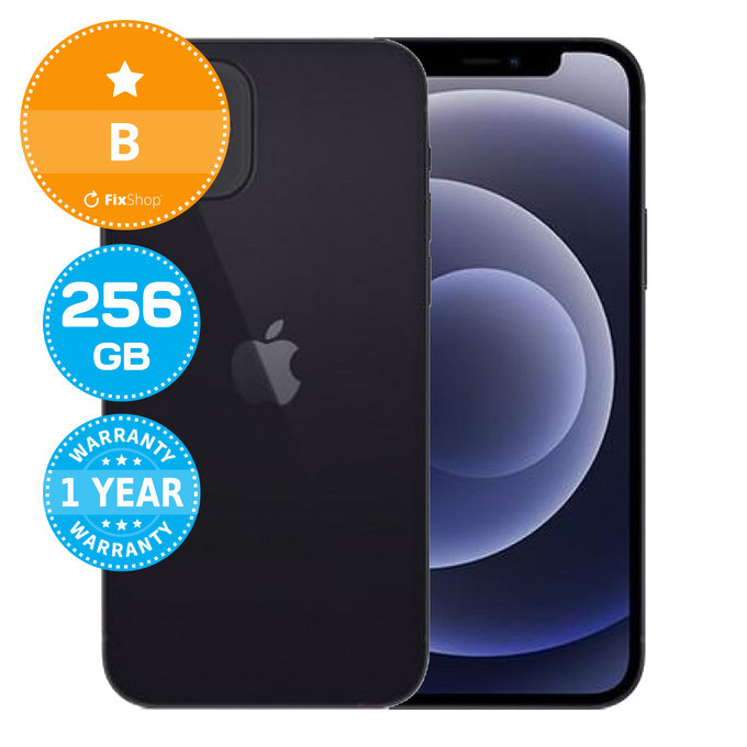 Apple iPhone 12 Black 256GB B Odnowiony