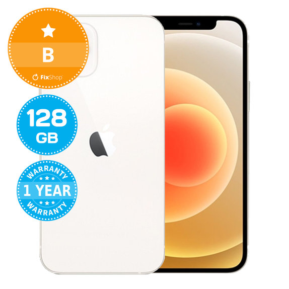 Apple iPhone 12 White 128GB B Odnowiony