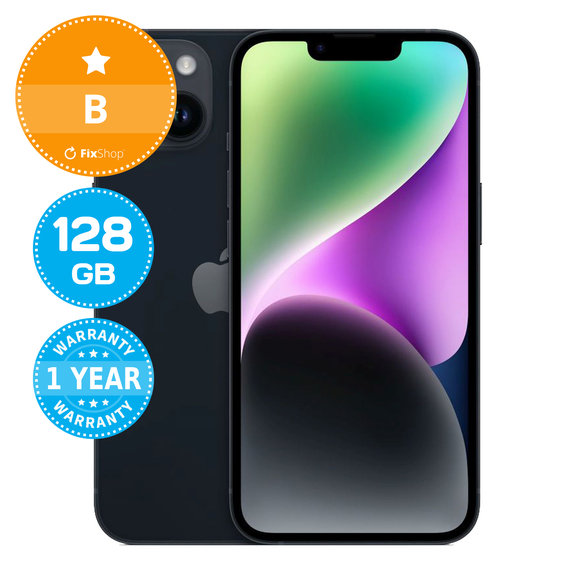 Apple iPhone 14 Midnight 128GB B Odnowiony