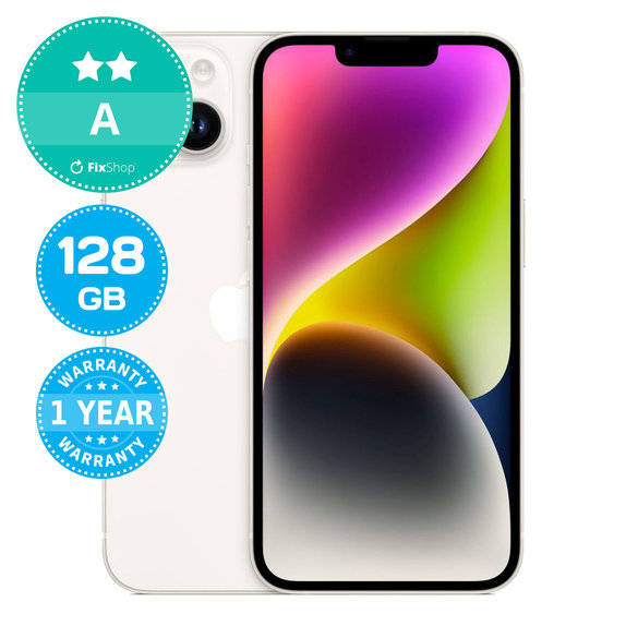 Apple iPhone 14 Starlight 128GB A Odnowiony