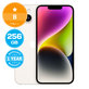 Apple iPhone 14 Starlight 256GB B Odnowiony