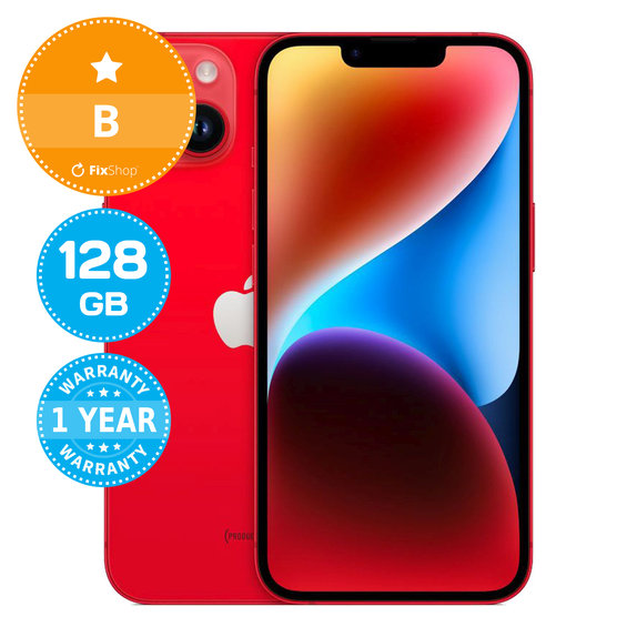 Apple iPhone 14 (PRODUCT)RED 128GB B Odnowiony