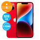 Apple iPhone 14 (PRODUCT)RED 128GB B Odnowiony