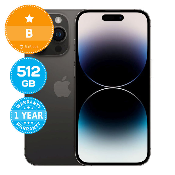 Apple iPhone 14 Pro Space Black 512GB B Odnowiony