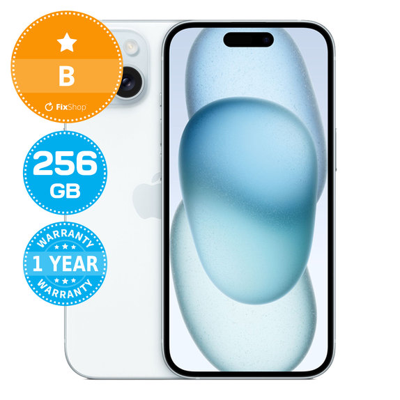 Apple iPhone 15 Blue 256GB B Odnowiony