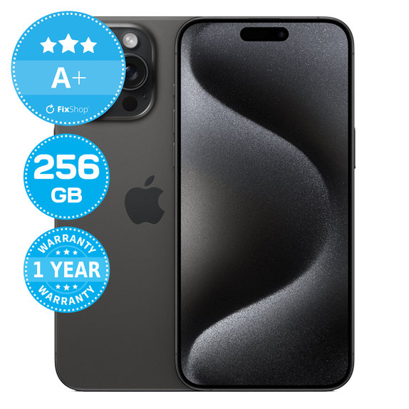 Apple iPhone 15 Pro Max Black Titanium 256GB A+ Odnowiony