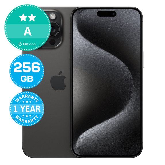Apple iPhone 15 Pro Max Black Titanium 256GB A Odnowiony