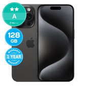 Apple iPhone 15 Pro Black Titanium 128GB A Odnowiony