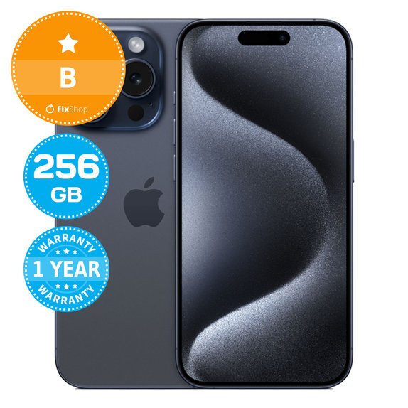 Apple iPhone 15 Pro Blue Titanium 256GB B Odnowiony