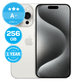 Apple iPhone 15 Pro White Titanium 256GB A+ Odnowiony