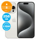 Apple iPhone 15 Pro White Titanium 256GB B Odnowiony