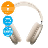 Apple AirPods Max (USB-C) - Starlight B Odnowione