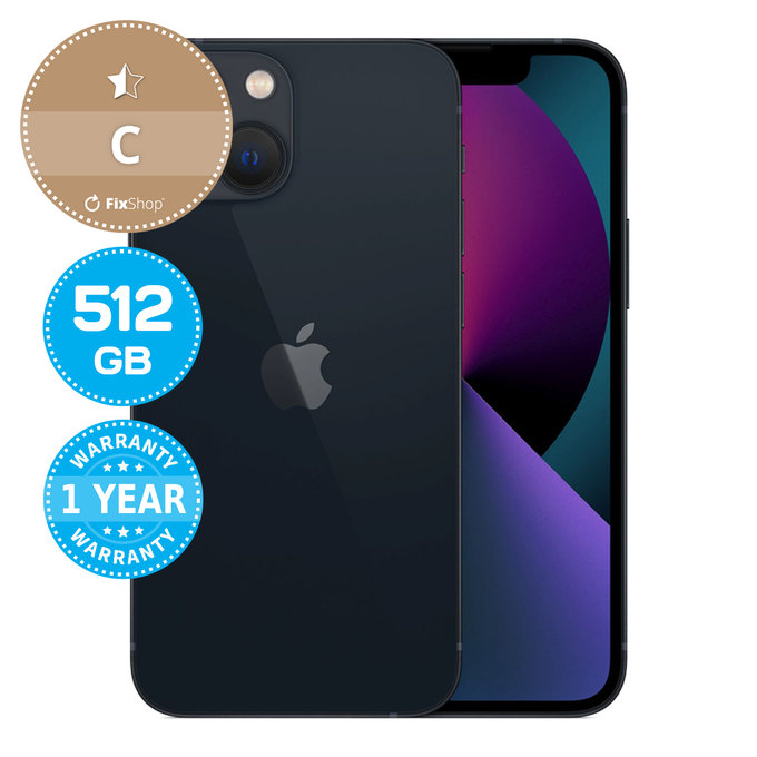 Apple iPhone 13 Mini Midnight 512GB C Odnowiony