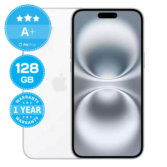 Apple iPhone 16 White 128GB A+ Odnowiony