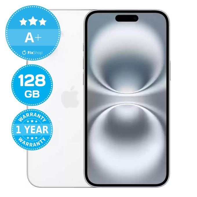 Apple iPhone 16 White 128GB A+ Odnowiony