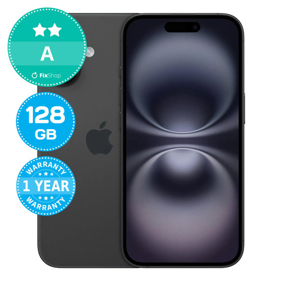 Apple iPhone 16 Black 128GB A Odnowiony