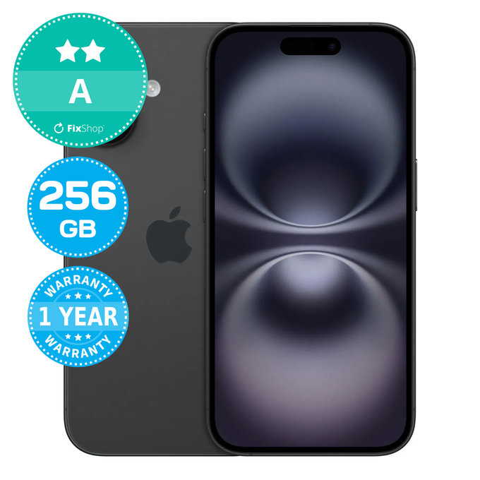 Apple iPhone 16 Black 256GB A Odnowiony