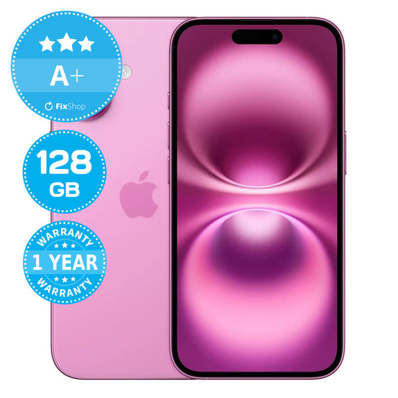 Apple iPhone 16 Pink 128GB A+ Odnowiony