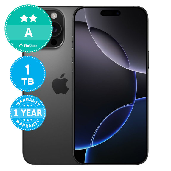 Apple iPhone 16 Pro Max Black Titanium 1TB A Odnowiony