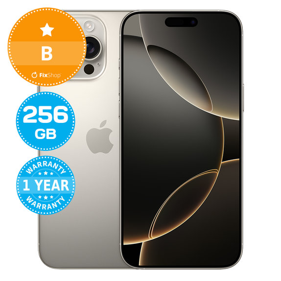 Apple iPhone 16 Pro Max Natural Titanium 256GB B Odnowiony
