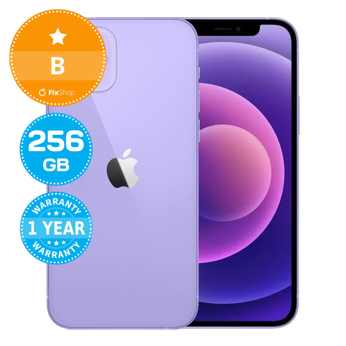 Apple iPhone 12 Purple 256GB B Odnowiony