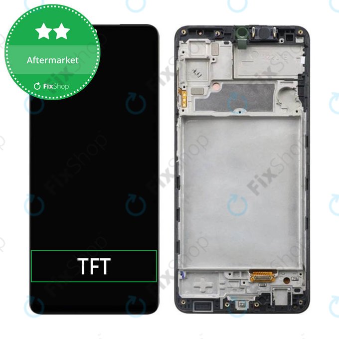 Wyświetlacz do Samsung A22 A225F, Ekran dotykowy z ramką, TFT