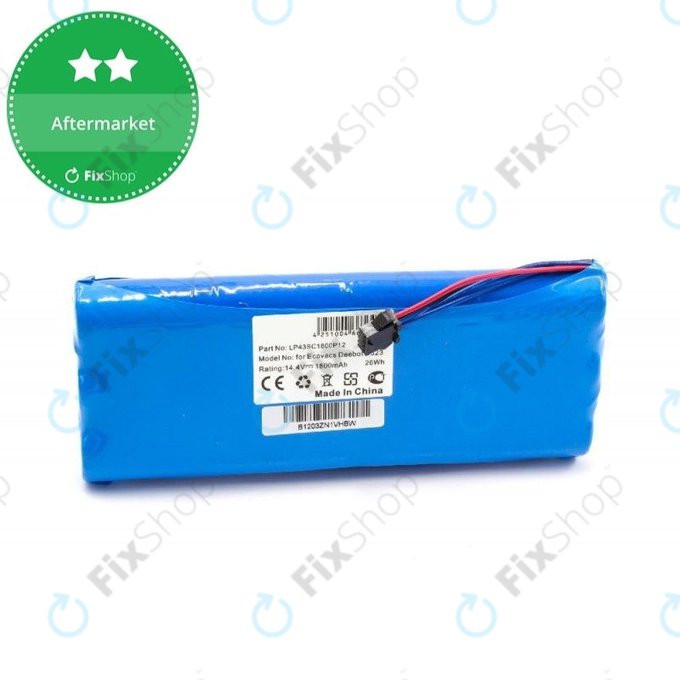 Bateria do Ecovacs Deebot D-seria, LP43SC1800P12, Ni-MH, 14,4V 1800mAh