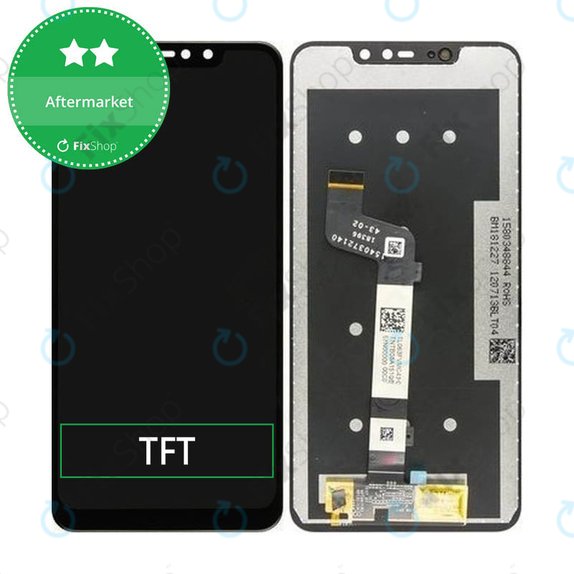 Wyświetlacz do Xiaomi Redmi Note 6 Pro, Ekran dotykowy bez ramki, TFT