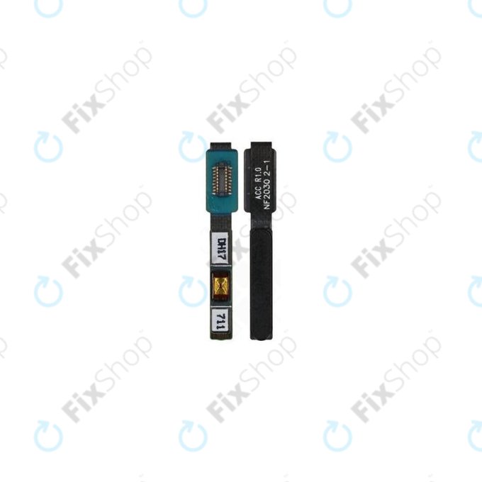 Czujnik linii papilarnych z taśmą flex do Sony Xperia 10 II, 1 II, 5 II, A5019511A, Czarny, Black, Genuine Service Pack