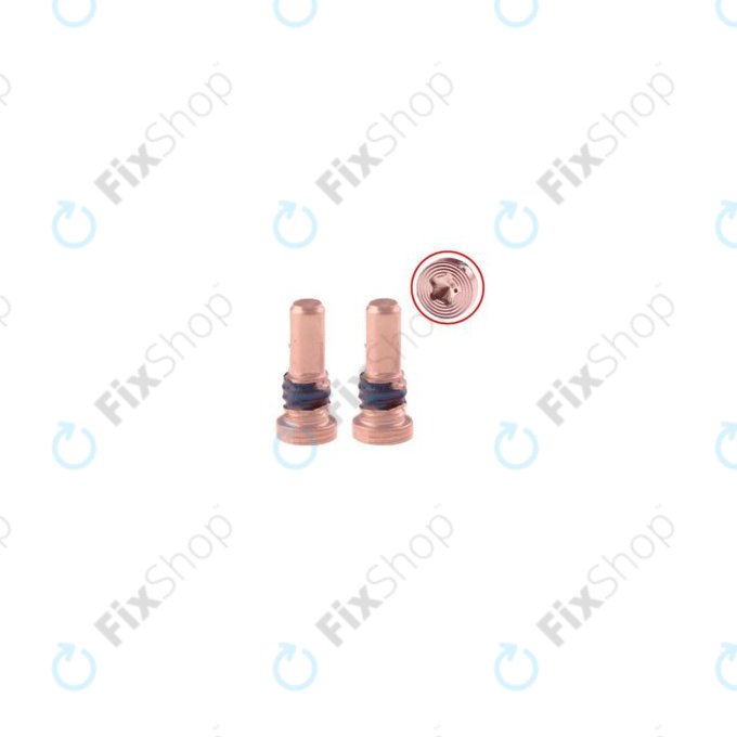Dolne sruby do iPhone 6S, 6S Plus, Rózowe Zloto, Rose Gold