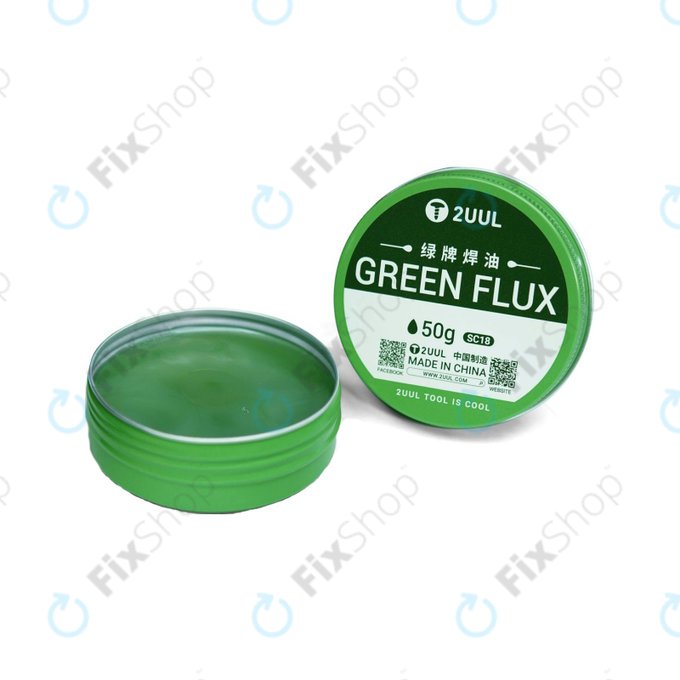 Topnik do lutowania (Flux), zielony, 2UUL SC18