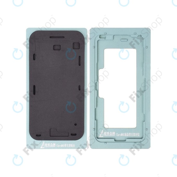 Forma pozycjonująca with Bezel Laminating Mat do iPhone 12 Pro Max, XHZC