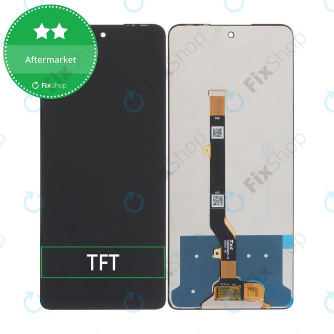 Wyświetlacz do Infinix Hot 40, Tecno Spark 20 Pro, Ekran dotykowy bez ramki, TFT